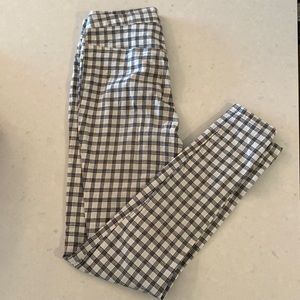 Free People plaid pants
